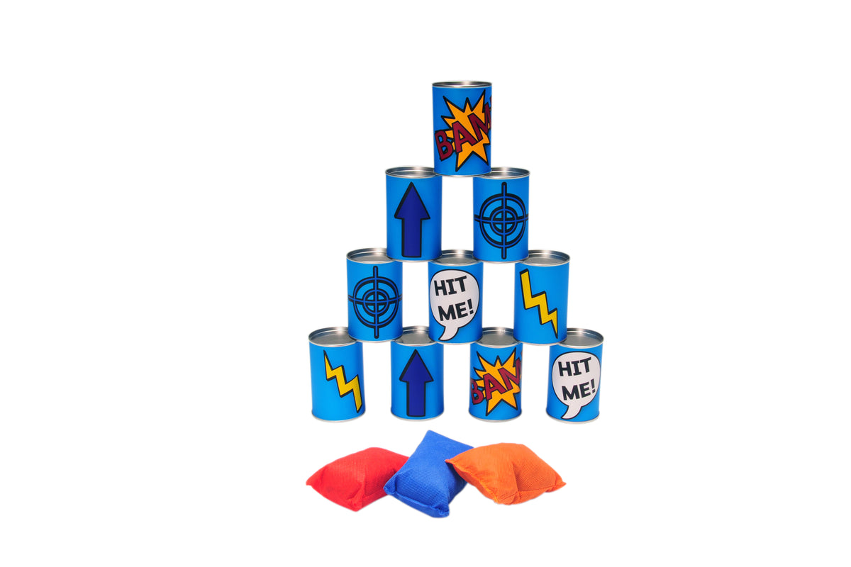Tin Throwing - Blue